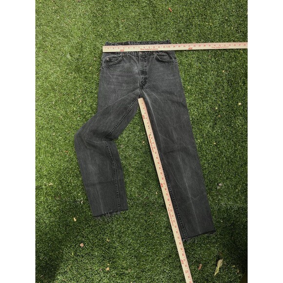 Vintage Levis 550 Orange Tab 28x32 Black Jeans Made in USA - Picture 6 of 13